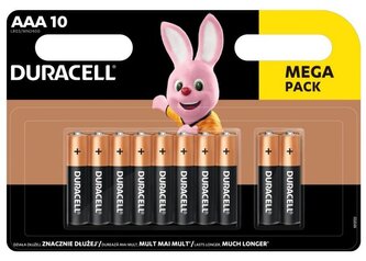 Duracell Basic alkáli elem 10 db (AAA)