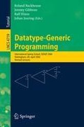 Datatype-Generic Programmiing