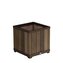 Virágcserép Keter Deco Square walnut