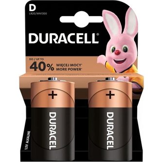 Duracell Basic D alkáli elem D, 2 db