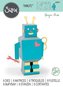 SIZZIX Thinlits vyřezávací  kovové šablony - 3D Robot