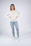 Moniel női pulóver Basic Light Beige M