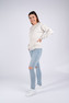 Moniel női pulóver Basic Light Beige M