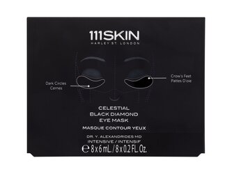 111SKIN Black Diamond Maska na oči Eye Mask 8x6 ml pro ženy