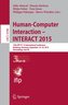 Human-Computer Interaction - INTERACT 2015